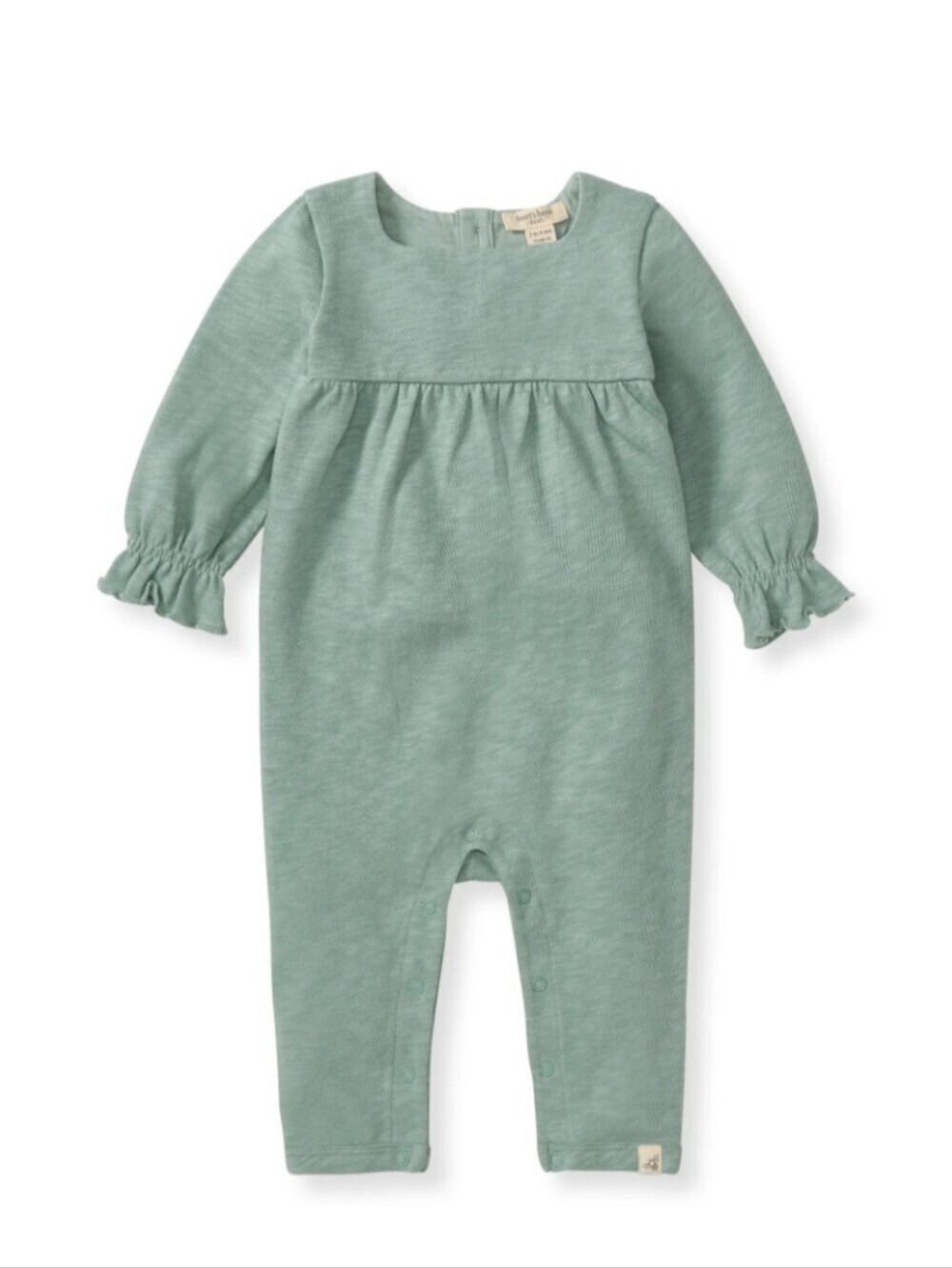 Burt’s Bees Baby Sage Organic Cotton Slub Jumpsuit 18M